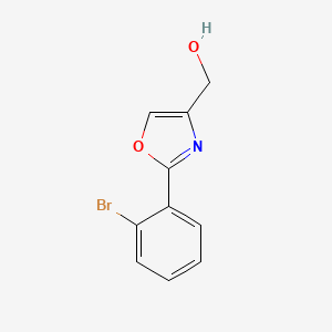 [2-(2-Bromo-phenyl)-oxazol-4-YL]-methanol