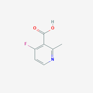 molecular formula C7H6FNO2 B1512562 4-Fluoro-2-methylnicotinic acid 