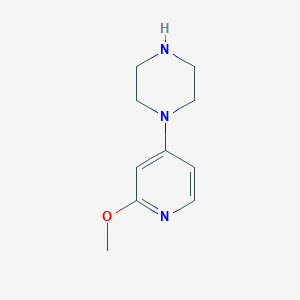 molecular formula C10H15N3O B1512567 1-(2-Methoxypyridin-4-YL)piperazine 