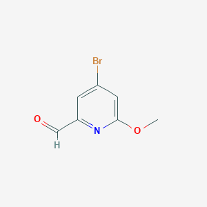 4-Bromo-6-methoxypicolinaldehyde