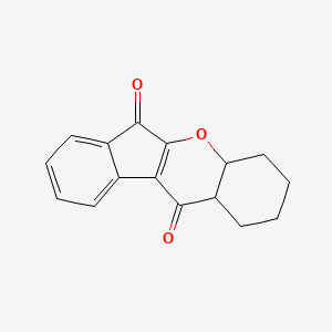 1,2,3,4,4a,11a-Hexahydroindeno[2,1-b]chromene-6,11-dione