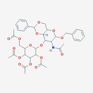 Benzyl2-acetamido-4,6-di-O-acetyl-3-O-(2,3,4,6-tetra-O-acetyl-b-D-galactopyranosyl)-2-deoxy-a-D-galactopyranoside