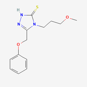 4-(3-methoxypropyl)-5-(phenoxymethyl)-4H-1,2,4-triazole-3-thiol