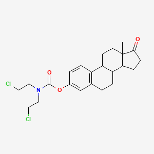 (13-methyl-17-oxo-7,8,9,11,12,14,15,16-octahydro-6H-cyclopenta[a]phenanthren-3-yl) N,N-bis(2-chloroethyl)carbamate