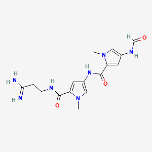 N-(5-(((3-Amino-3-iminopropyl)amino)carbonyl)-1-methyl-1H-pyrrol-3-yl)-4-(formylamino)-1-methyl-1H-pyrrole-2-carboxamide