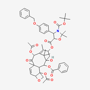 N-Desbenzoyl-N-tert-butoxycarbonyl-N,O-isopropylidene-3'-p-O-benzyl-6,7-dehydroPaclitaxel