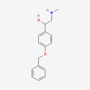 2-Methylamino-1-(4'-benzyloxyphenyl)phenyl)ethanol-13C2,15N