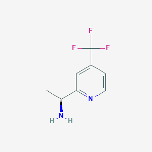 (S)-1-(4-(Trifluoromethyl)pyridin-2-yl)ethan-1-amine