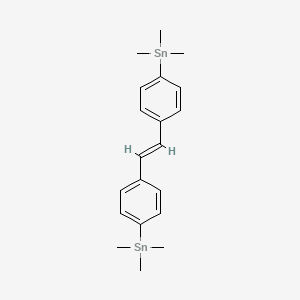 (E)-1,2-bis(4-(trimethylstannyl)phenyl)ethene