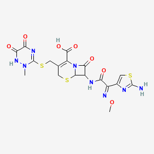 molecular formula C18H18N8O7S3 B15125923 Ceftriaxone sodium salt 