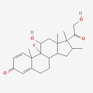 9-Fluoro-11,21-dihydroxy-16,17-dimethylpregna-1,4-diene-3,20-dione