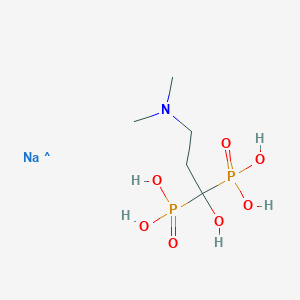 Phosphonic acid, P,P'-[3-(dimethylamino)-1-hydroxypropylidene]bis-, sodium salt (1:2)