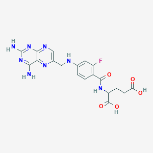 2-[[4-[(2,4-Diaminopteridin-6-yl)methylamino]-2-fluorobenzoyl]amino]pentanedioic acid