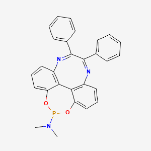 (R)-N,N-Dimethyl-6,7-diphenyl-1,12-(epoxyphosphanooxy)dibenzo[e,g][1,4]diazocin-14-amine