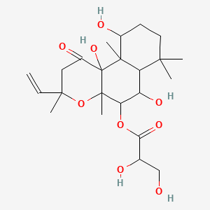 3-Ethenyl-6,10,10b-trihydroxy-3,4a,7,7,10a-pentamethyl-1-oxododecahydro-1h-benzo[f]chromen-5-yl 2,3-dihydroxypropanoate