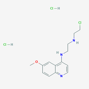 4-((2-((2-Chloroethyl)amino)ethyl)amino)-6-methoxyquinoline dihydrochloride