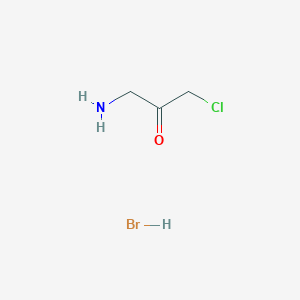 molecular formula C3H7BrClNO B1512621 2-Propanone, 1-amino-3-chloro-, hydrobromide CAS No. 51979-90-9