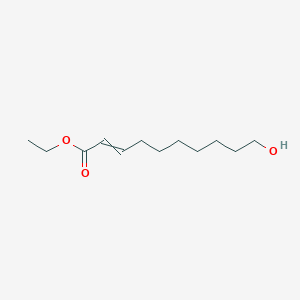 molecular formula C12H22O3 B1512622 Ethyl 10-hydroxydec-2-enoate CAS No. 57221-93-9