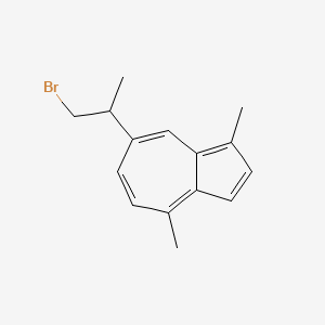 7-(1-Bromopropan-2-yl)-1,4-dimethylazulene