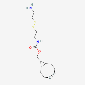 9-bicyclo[6.1.0]non-4-ynylmethyl N-[2-(2-aminoethyldisulfanyl)ethyl]carbamate