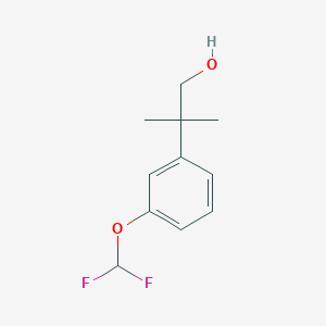 2-(3-(Difluoromethoxy)phenyl)-2-methylpropan-1-ol