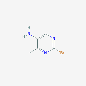 molecular formula C5H6BrN3 B1512637 2-Bromo-4-methylpyrimidin-5-amine CAS No. 1251032-89-9
