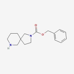 molecular formula C16H22N2O2 B1512639 Benzyl 2,7-diazaspiro[4.5]decane-2-carboxylate CAS No. 1086394-72-0