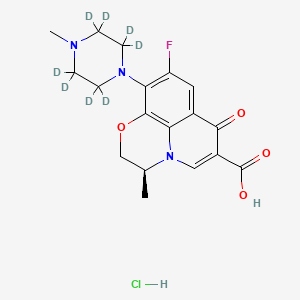 molecular formula C18H21ClFN3O4 B15126392 Levofloxacin-d8 (hydrochloride) 