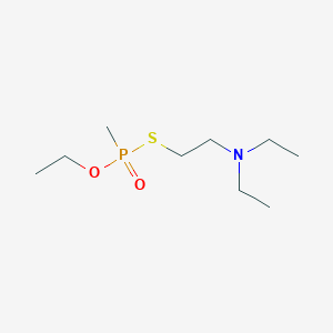 molecular formula C9H22NO2PS B15126397 Edemo CAS No. 21770-86-5