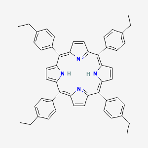 molecular formula C52H46N4 B15126411 5,10,15,20-Tetrakis(4-ethylphenyl)porphyrin 