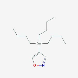 molecular formula C15H29NOSn B15126419 4-(Tributylstannyl)isoxazole 