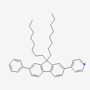 4-(9,9-Dioctyl-7-phenyl-9H-fluoren-2-yl)pyridine