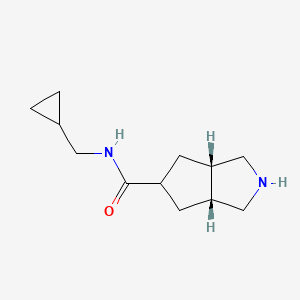 rel-(3aR,5r,6aS)-N-(cyclopropylmethyl)octahydrocyclopenta[c]pyrrole-5-carboxamide