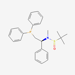 (R)-N-((S)-2-(Diphenylphosphino)-1-phenylethyl)-N,2-dimethylpropane-2-sulfinamide