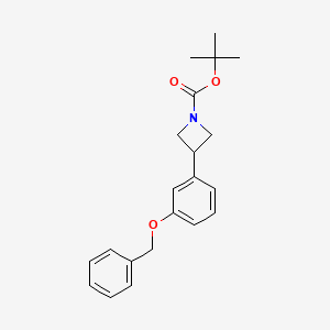 tert-Butyl 3-(3-(benzyloxy)phenyl)azetidine-1-carboxylate