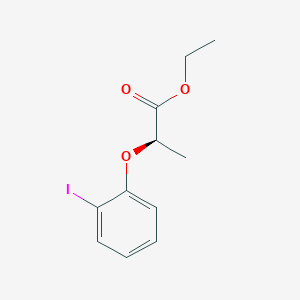 molecular formula C11H13IO3 B1512645 (R)-Ethyl 2-(2-iodophenoxy)propanoate CAS No. 1383468-50-5