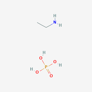 molecular formula C2H10NO4P B15126478 ethanamine;phosphoric acid CAS No. 60717-38-6