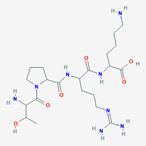 (2S)-6-Amino-2-[[(2S)-2-[[(2S)-1-[(2S,3R)-2-amino-3-hydroxy-butanoyl]pyrrolidine-2-carbonyl]amino]-5-(diaminomethylideneamino)pentanoyl]amino]hexanoic acid