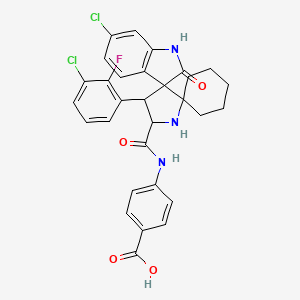 molecular formula C30H26Cl2FN3O4 B15126517 CID 77907990 