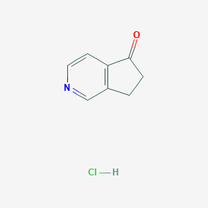 molecular formula C8H8ClNO B1512652 6,7-Dihydro-5H-cyclopenta[c]pyridin-5-one hydrochloride CAS No. 1414958-77-2