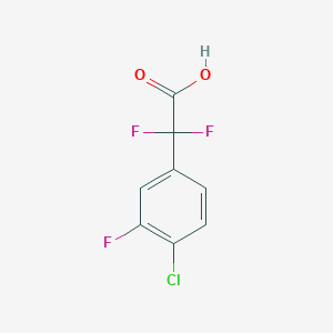 2-(4-Chloro-3-fluorophenyl)-2,2-difluoroacetic acid