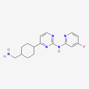 4-(4-(aminomethyl)cyclohexyl)-N-(4-fluoropyridin-2-yl)pyrimidin-2-amine