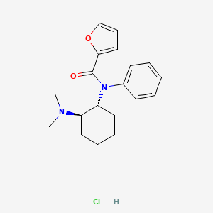 molecular formula C19H25ClN2O2 B15126542 Furanyl UF-17 (hydrochloride) CAS No. 2706404-03-5