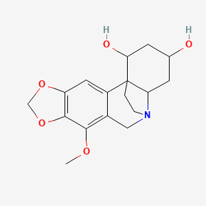 molecular formula C17H21NO5 B15126546 Nerbowdine 