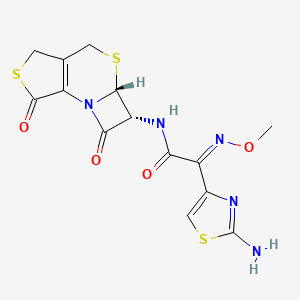 molecular formula C14H13N5O4S3 B15126552 Ceftiofur Thiolactone CAS No. 120882-23-7