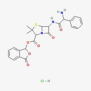 molecular formula C24H24ClN3O6S B15126563 Talampicillin (hydrochloride) 