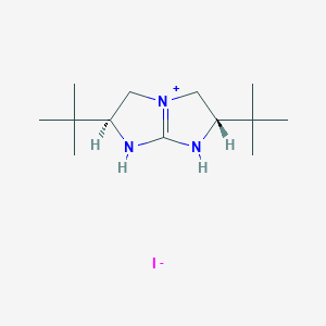 molecular formula C13H26IN3 B1512657 (2S,6S)-2,6-Di-tert-butyl-1,2,3,5,6,7-hexahydroimidazo[1,2-a]imidazol-4-ium iodide CAS No. 1173050-17-3