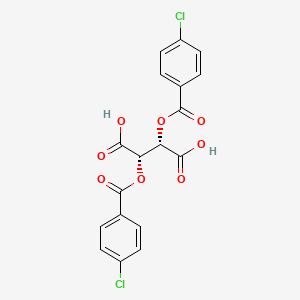 molecular formula C18H12Cl2O8 B1512662 (2S,3S)-2,3-Bis((4-chlorobenzoyl)oxy)succinic acid CAS No. 847603-66-1
