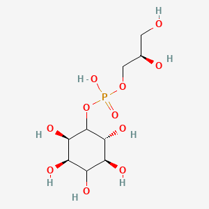 molecular formula C9H19O11P B15126646 1-(sn-Glycero-3-phospho)-1D-myo-inositol CAS No. 129830-95-1