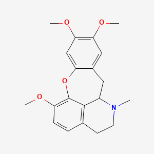 5,6,17-Trimethoxy-11-methyl-2-oxa-11-azatetracyclo[8.7.1.03,8.014,18]octadeca-1(17),3,5,7,14(18),15-hexaene